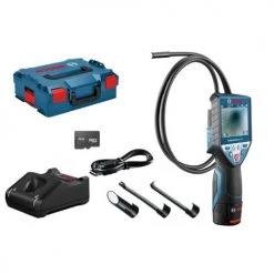 Caméra d’inspection Bosch GIC 120 C Professional 12 V + batterie 2 Ah + chargeur + L-BOXX - 0601241201