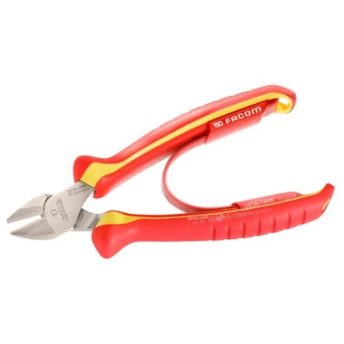 Pince coupante diagonale modèle électricien 1000 V Facom 391A.VE 3 Pince coupante diagonale modèle électricien 1000 V Facom 391A.VE