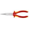 Pince à becs demi-ronds droite Knipex isolante 1000V -Mesure et traçage Soldes 2022 AFD 123292