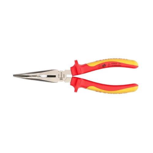 Pince Hanger bec demi-rond coudé isolée 1000V 3 Pince Hanger bec demi-rond coudé isolée 1000V