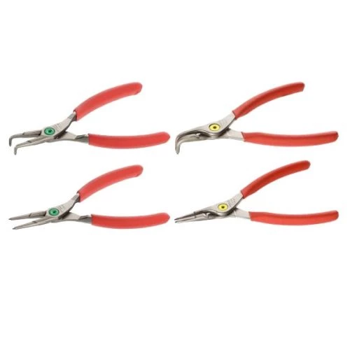 Jeu de 4 pinces pour circlips® Facom - becs droits et becs coudés à 90° - 18 à 60 mm PCJ4 3 Jeu de 4 pinces pour circlips® Facom - becs droits et becs coudés à 90° - 18 à 60 mm PCJ4