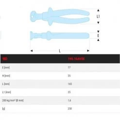Pince coupante Facom 1000 volts série VSE pour fil dur 190.16AVSE -Mesure et traçage Soldes 2022 AFD 79807